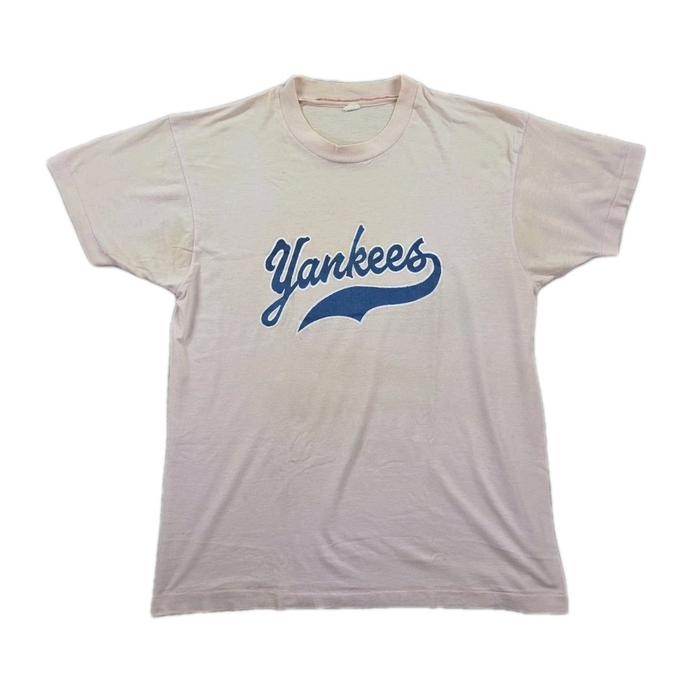 Vintage 1989 New‎ York Yankees T Shirt Mens Medium / Large